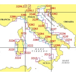 carta nautica nauticard  fiumicino -  nettuno / santa marinella - canale dei pescatori